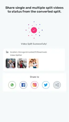 VideoSplitter android App screenshot 0
